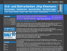 Tablet Screenshot of brunnen-kleemann.de